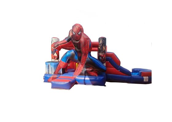 Προσαρμοσμένο εξωτερικό / εσωτερικό Spider Man Bounce House Jumping Castle