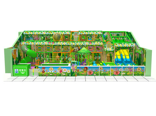 Πράσινος κήπος Soft Playground Indoor Play Center για μικρά παιδιά