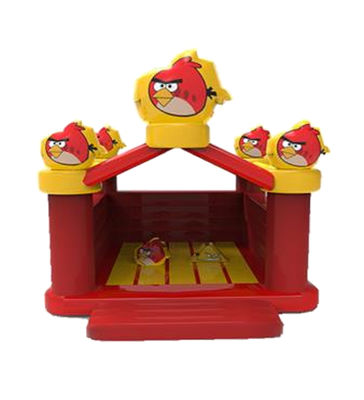 Πνευματώδης μικρού μεγέθους Angry Birds Bouncy Castle για παιδιά Πάρκο