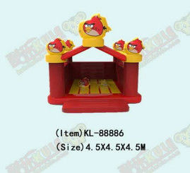 Πνευματώδης μικρού μεγέθους Angry Birds Bouncy Castle για παιδιά Πάρκο