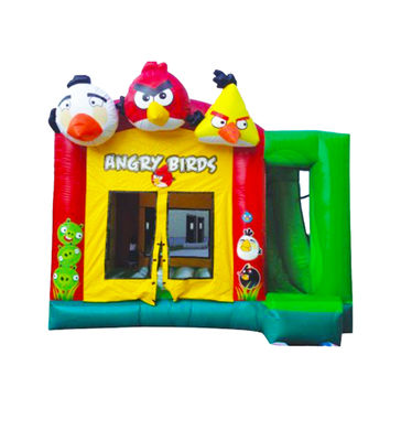 Θέμα Angry Birds Φουσκωτό Πηδούμενο Κάστρο Διπλό ράψιμο