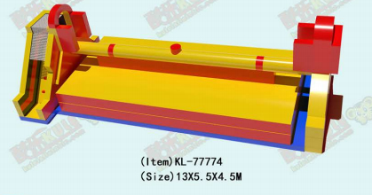 Κίτρινο - Κόκκινο Φουσκωτό Παιχνίδι Διαρθρώσεις Χαρούμενη κατασκευαστική συσκευή
